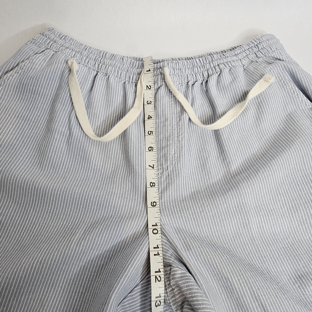 Aerie Baggy Cargo Wide Leg Chambray Elasti Drawstring Pull On Pants Large - Picture 14 of 16